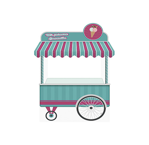 Photocall carrito helados