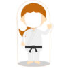 Photocall Luchadora de Judo