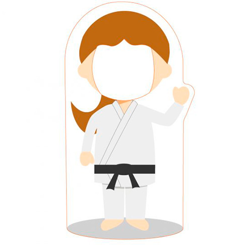 Photocall Luchadora de Judo