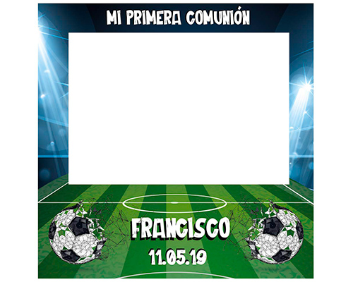 Photocall Personalizado para Comunión de Fútbol
