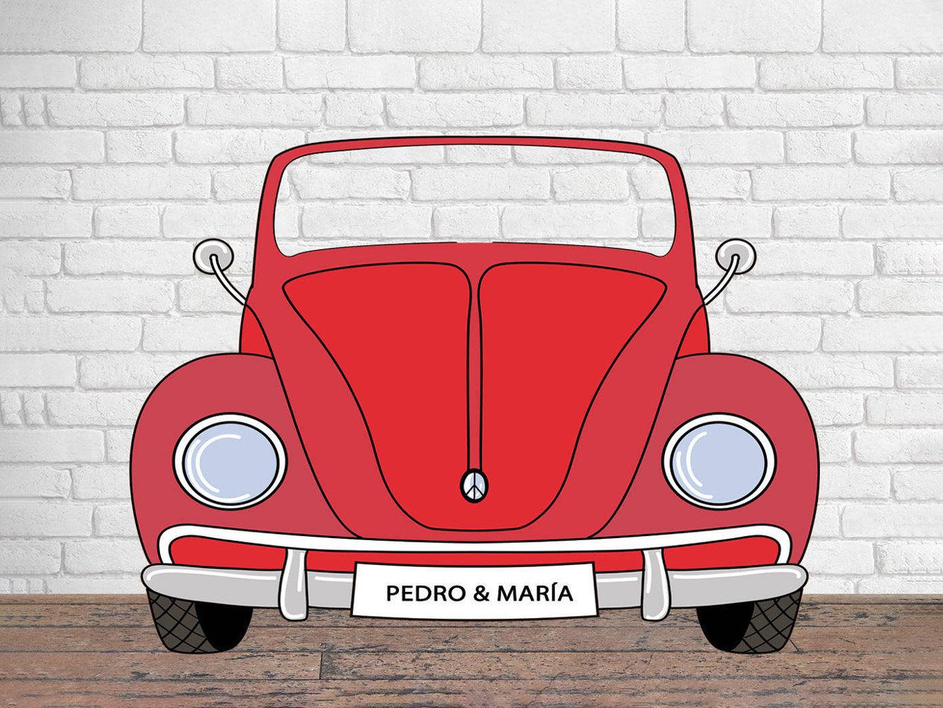 ▷ Photocall Feliz cumpleaños coche rojo infantil por 16.99 € ¡Precios  Imbatibles!