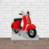 Photocall Moto Vespa Roja