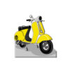 Photocall Moto Vespa Amarilla diseño