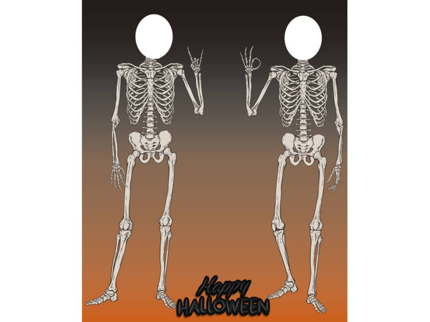 Photocall Esqueletos diseño