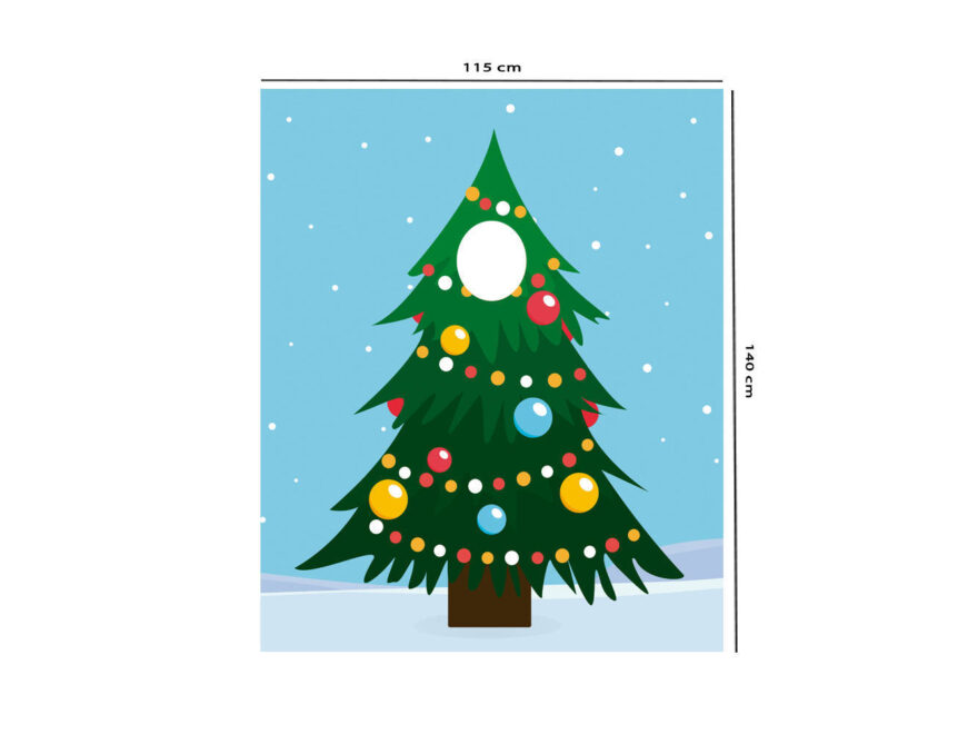 Photocall Árbol de Navidad medidas