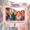 Photocall comunión niña rosa + Atrezos