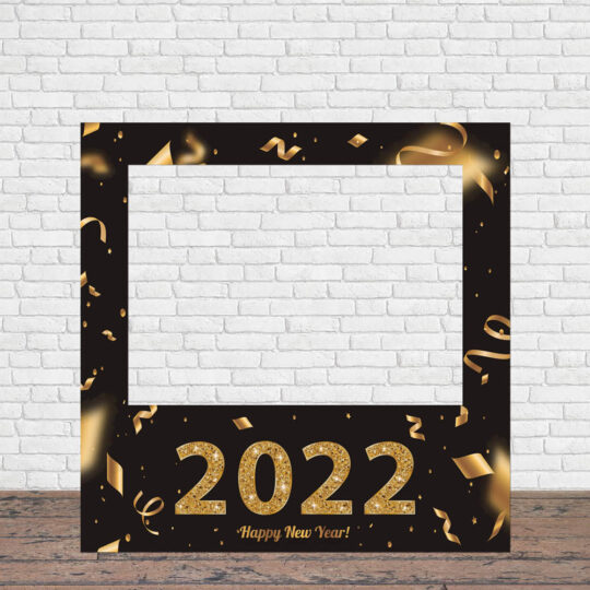 Photocall Happy New Year 2022 Negro