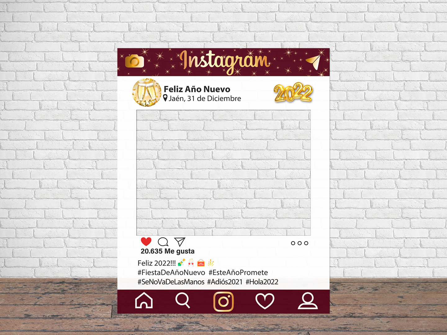 ▷ Photocall Marco Instagram 100% personalizado - Envío gratis