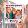 Oedim Photocall Comunión Niña Rosa + Cartel Personalizado