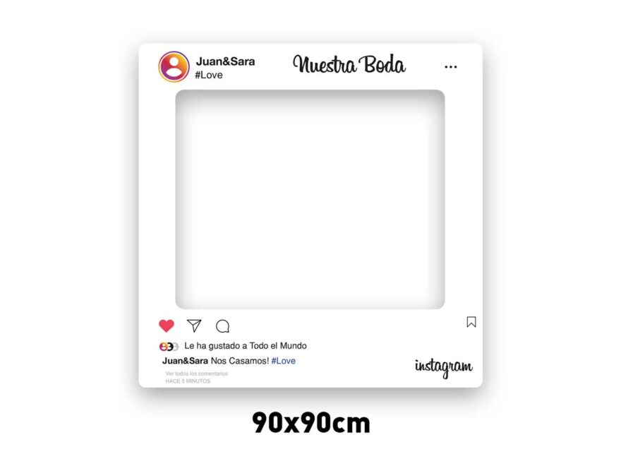 Photocall Instagram Boda