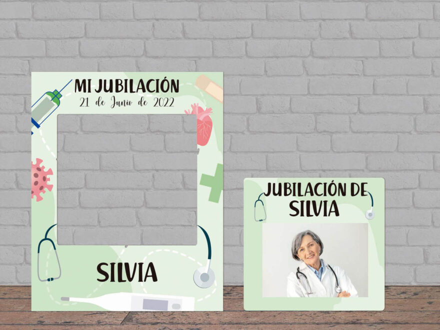Photocall Jubilación Médico + Cartel