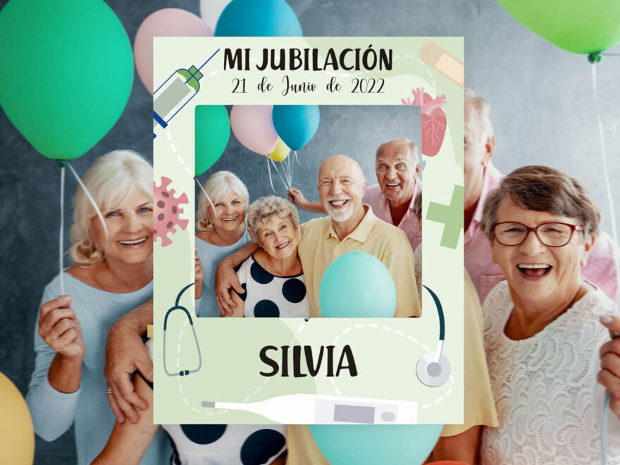 Photocall Jubilación Médico + Cartel