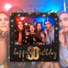 Photocall Feliz 30 Cumpleaños con estrellas