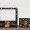 Photocall Feliz 30 Cumpleaños con estrellas