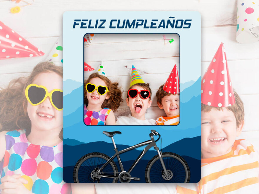 Photocall Cumpleaños Ciclismo